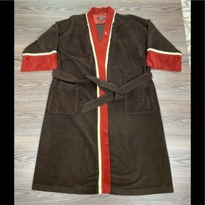 Vintage Countess Mara Brown & Rust Robe OS